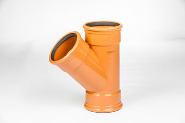 Triple Socket Branch 110mm in 45º and 87º