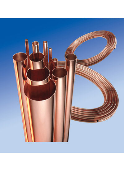 Plain Straight Copper Tube Table X 3m 22mm x 3m