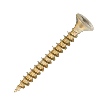 SiDAX General-Purpose Woodscrews 4.5mm x 40mm - 70mm – Pozi Countersunk Zinc & Yellow