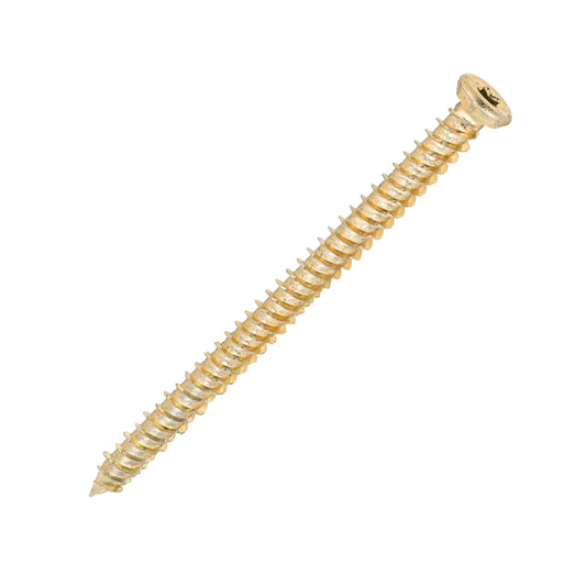 SiDAX TX30 7.5mm Countersunk Concrete Screws Yellow Box 100