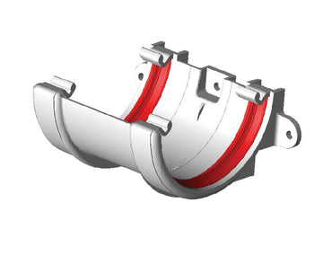 PVC Half Round union Joining Bracket