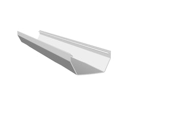 PVC Freeflow Square Gutter 4m