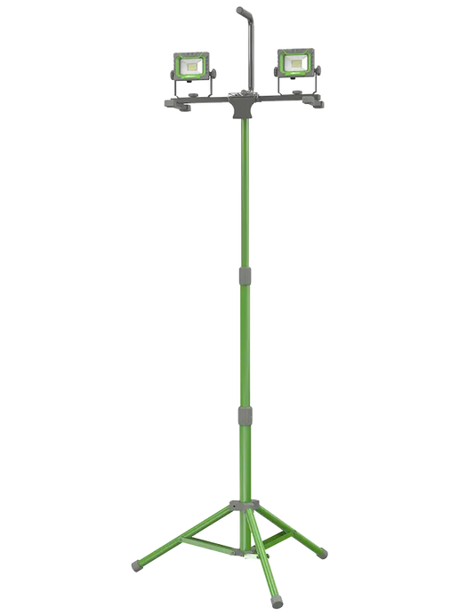 Lighthouse LED Twin Head Site Light 240V - 4000 Lumens