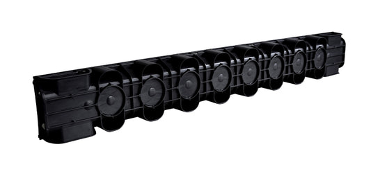 PolyDrain Low Flow Channel Drain 50mm Black Plastic