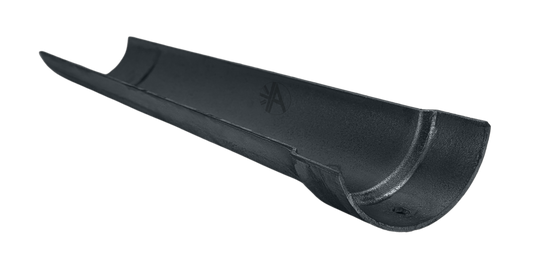 Cast Aluminium Half Round Gutter 1.83m