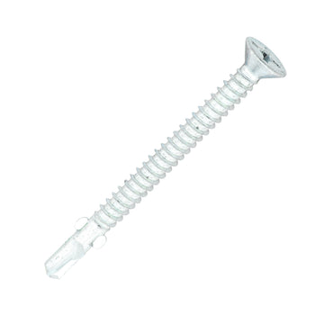 Metal Construction Timber to Light Section Screws - Countersunk - Wing-Tip - Self-Drilling - Zinc