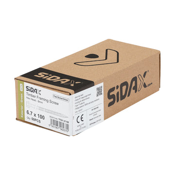 SiDAX TFS01 Timber Framing Screws – Hex Head Exterior Green