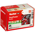 Fischer DuoPower 6 x 30 box of 100