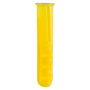 TIMCO Plastic Wall Plugs – Yellow, Red & Brown (Box of 100)