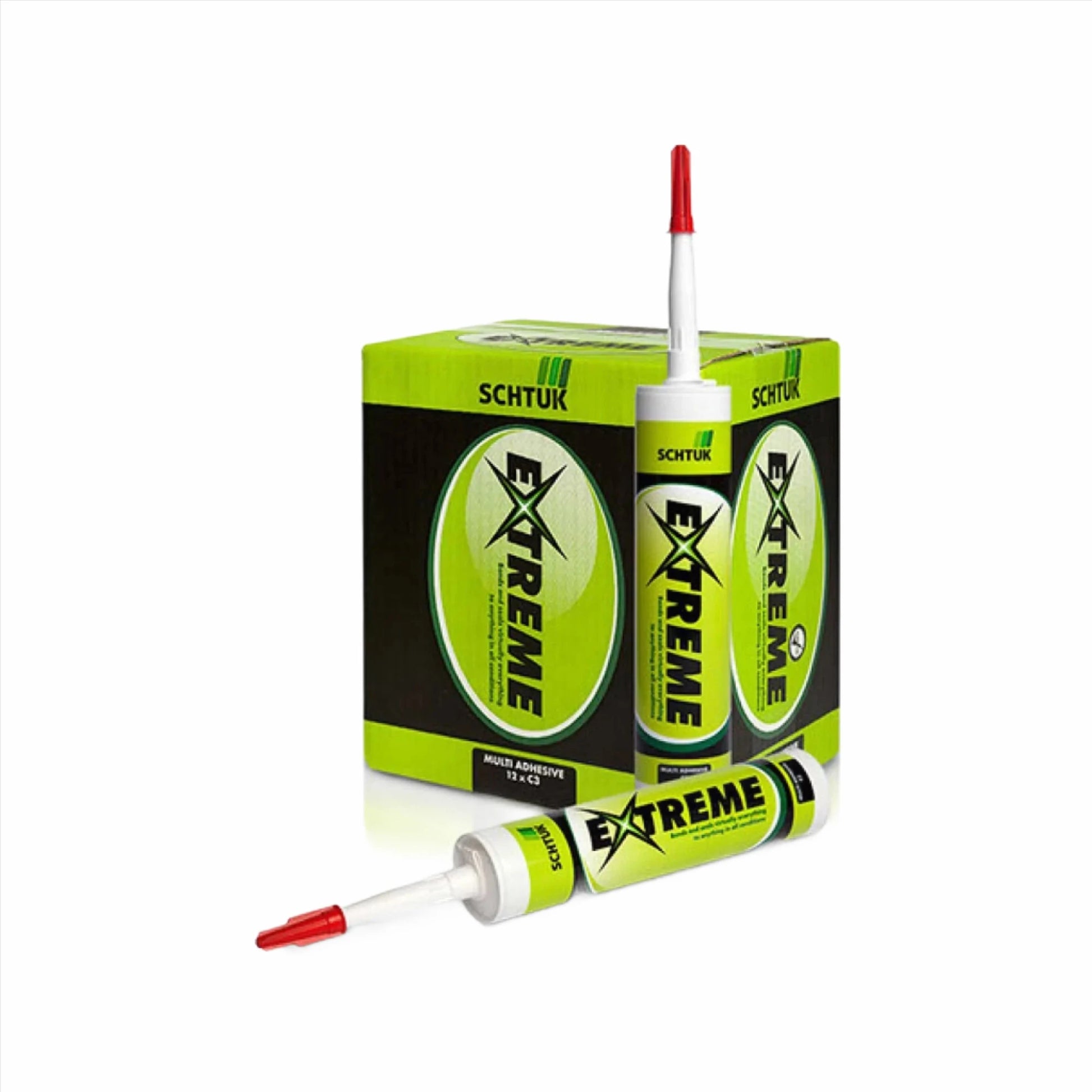 Schtuk Extreme Clear Sealant Adhesive - works in all weathers and applications, comes in a 290ml cartridge.