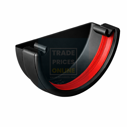 PVC Half Round Stopend