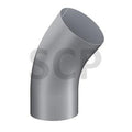 Lindab Conical Downpipe Bends - Silver Metallic - SCP Online Store