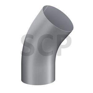 Lindab Conical Downpipe Bends - Silver Metallic - SCP Online Store