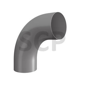 Lindab Conical Downpipe Bends - Anthracite Metallic - SCP Online Store