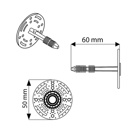 Plaster Plugs (with seal) - For Tanking