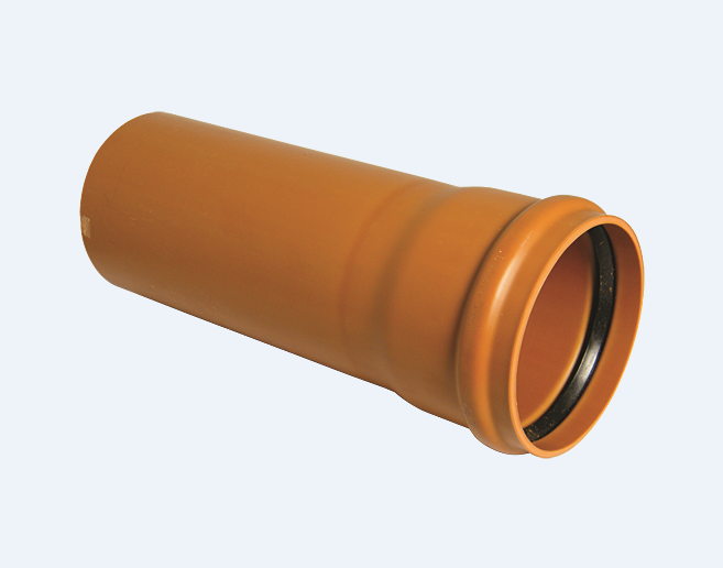 Underground drainage Pipe - Socket End - 110mm x 3M