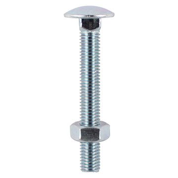 Cup Square Carriage Bolts & Nuts – BZP (Sold Individually)